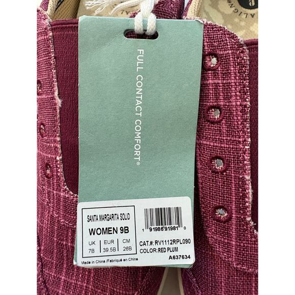 REVITALIGN Women’s Santa Margarita Slip On Orthotic Shoes Red Plum Size 9B Waco - Picture 7 of 10